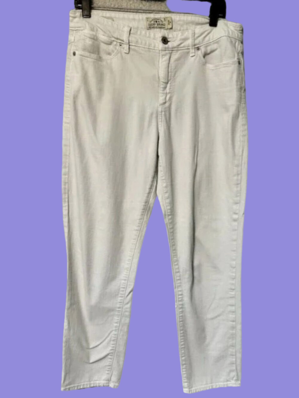 Lucky Brand White Hayden Skinny Jeans